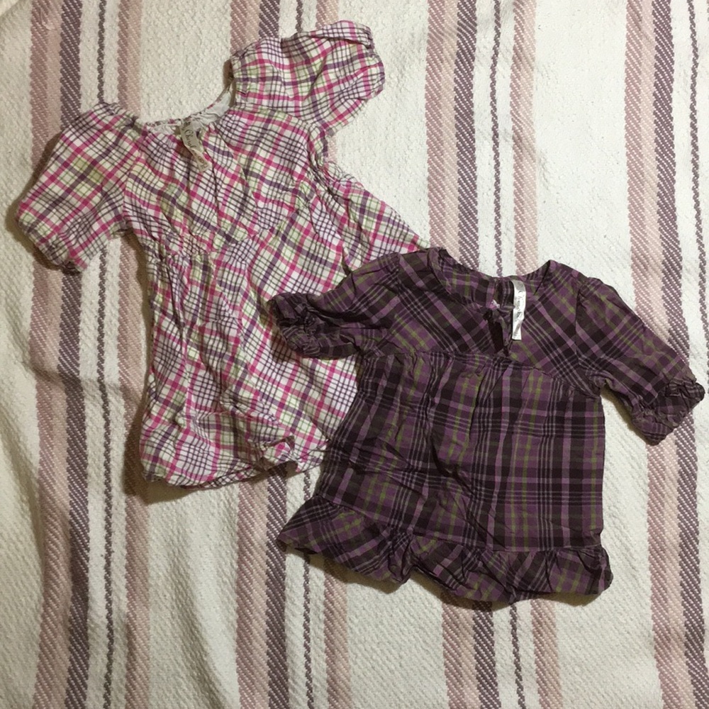 Cherokee Plaid Dress and Tunic Top (18m)
